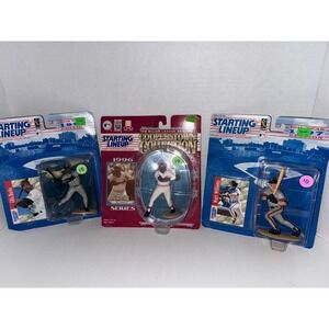 Kenner Starting Lineup MLB Figure Lot Joe Morgan Matt Williams Ellis Burks 96 97